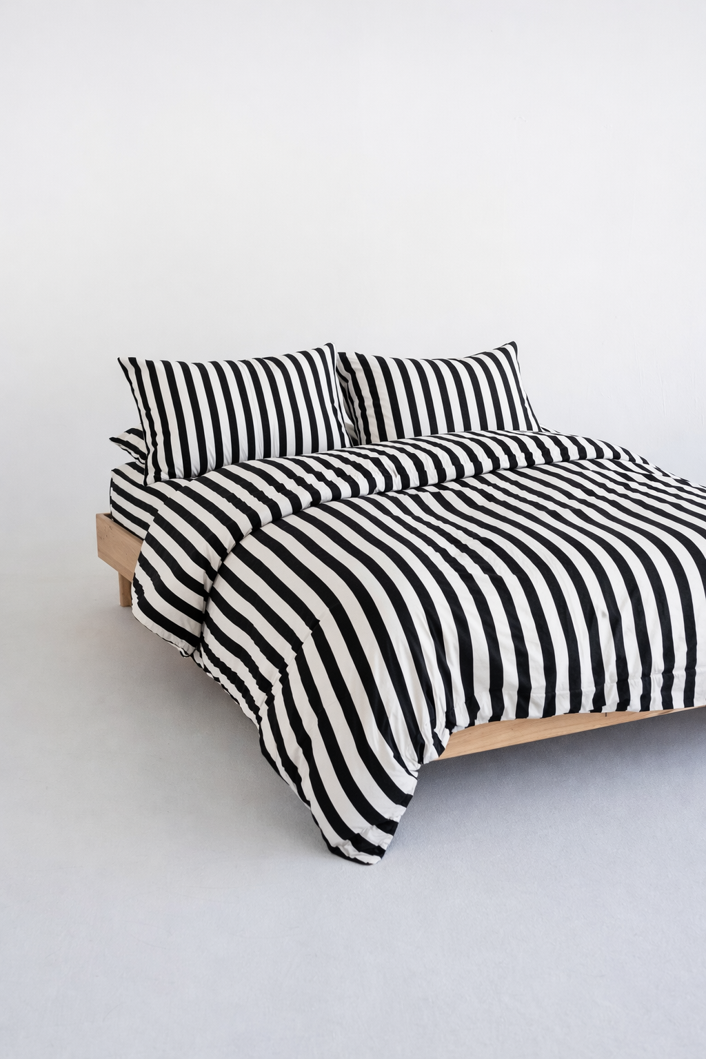 400 TC Cotton Satin Stripelet Bedsheet